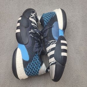 Adidas Shoes Mens 9.5 Blue/White Trae Young 2.0 Mid Supernatural Basketball